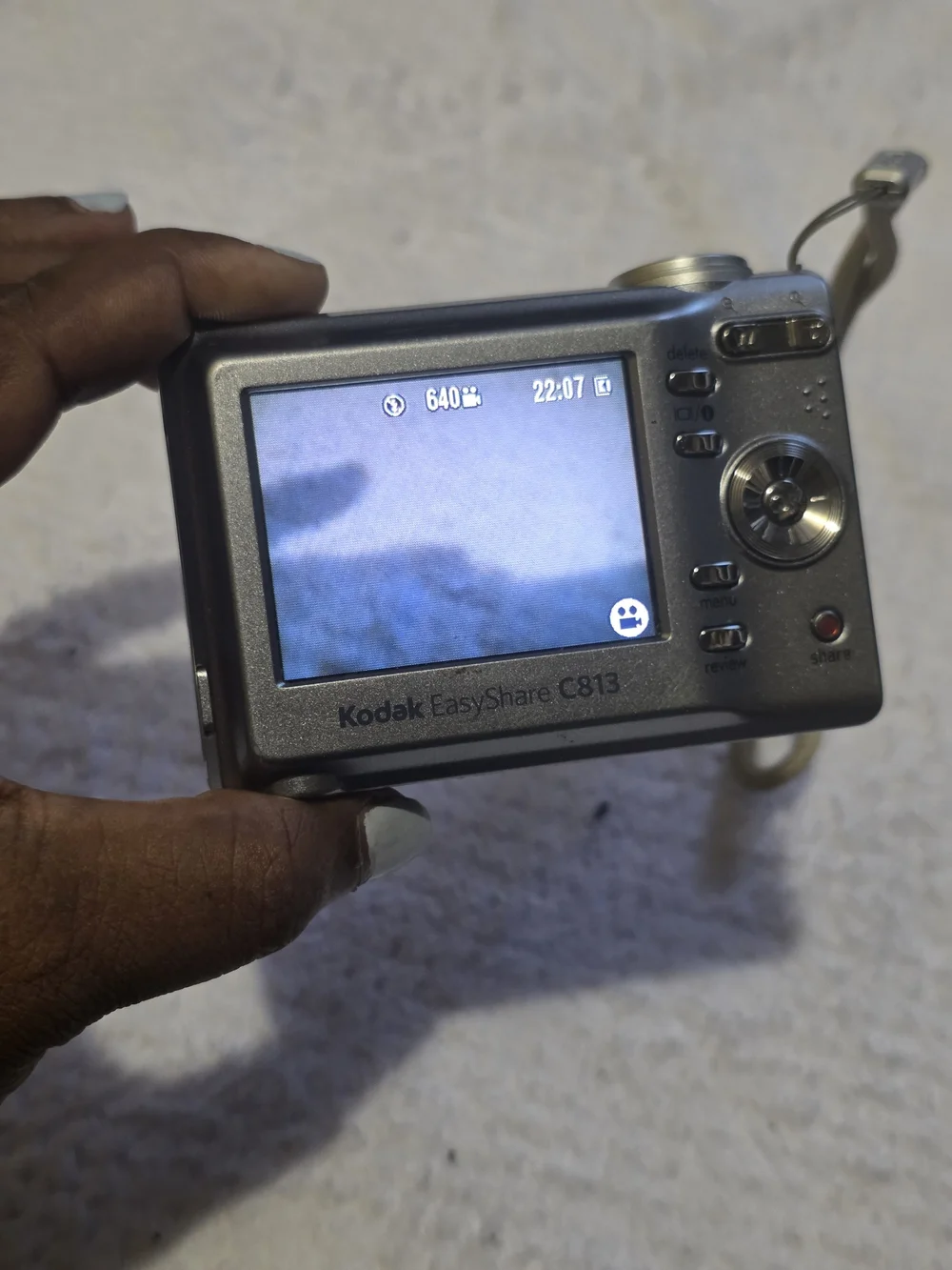Kodak Compact Digital Camera in Silver — Easy Point & Shoot
